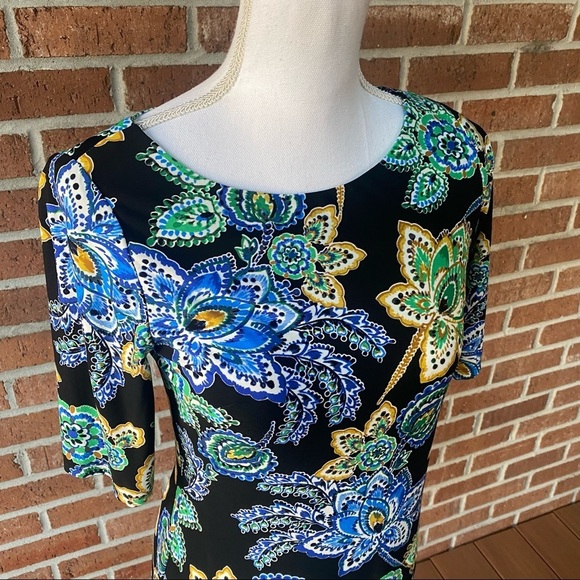 ELIZA J Floral Jersey‎ Shift Dress - Picture 10 of 10